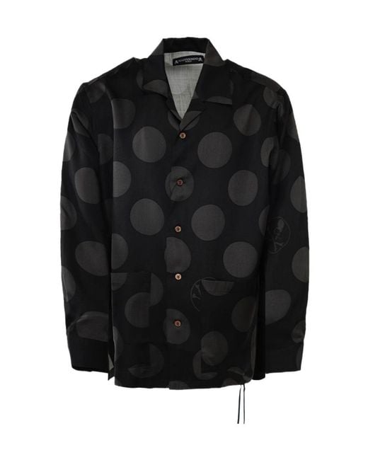 Mastermind Japan Wave Dot Pattern Suit Jacket in Black for Men | Lyst