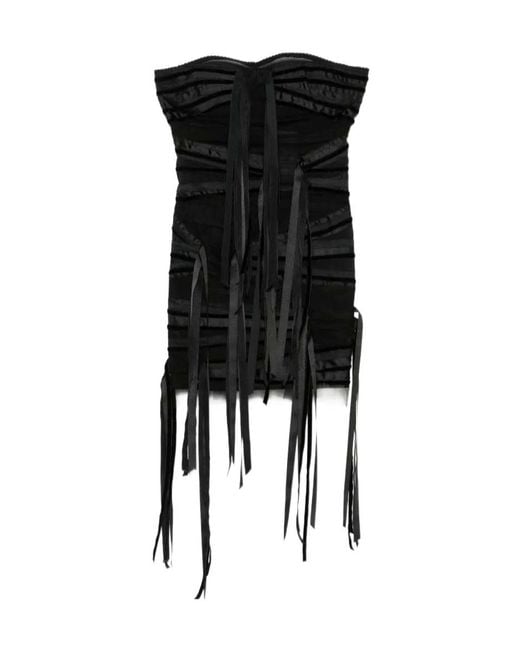 The Attico Black Mini Dress