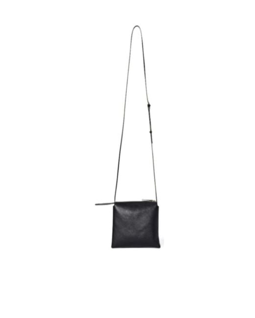 The Row White Nu Mini Twin Mini Leather Shoulder Bag
