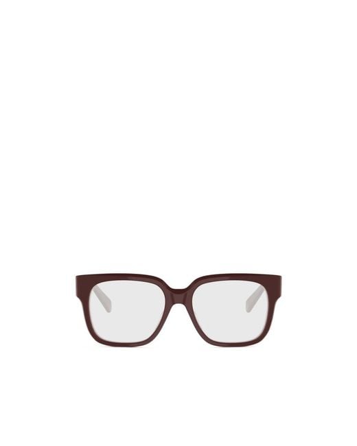 Céline White Full Frame Plain Mirror