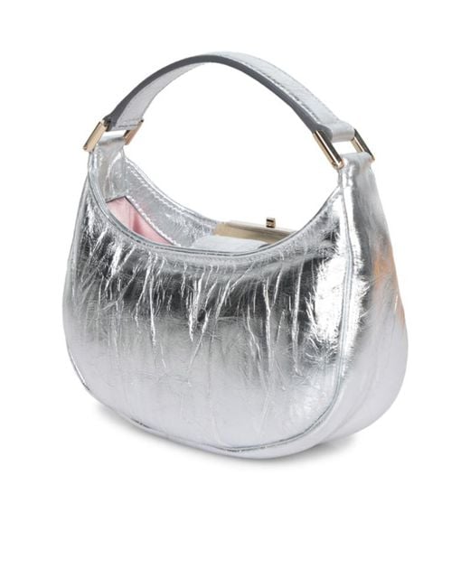 Jimmy Choo White Edie Hobo Mini Bag