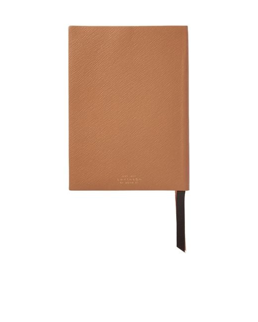 Smythson Brown Soho 2022 Textured-Leather Diary
