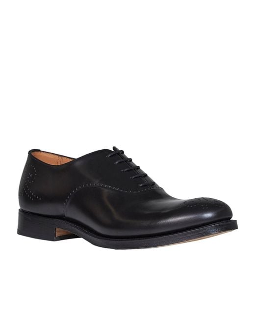 Church's Black Lace-Up Casual Shoes for men