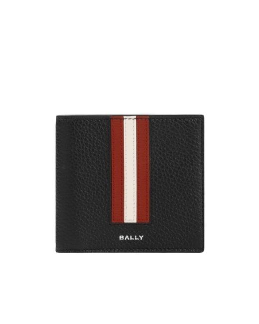 Bally Black Logo Wallet for men