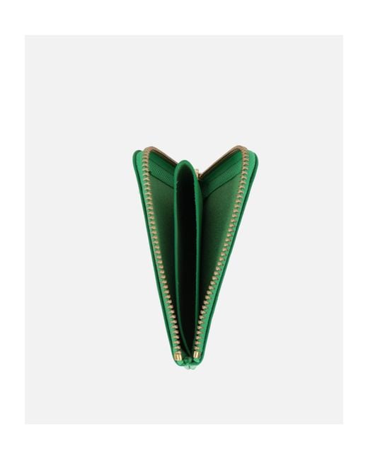 Comme des Garçons Green Comme Des Garçons Wallet Classic Zip-Around Wallet for men