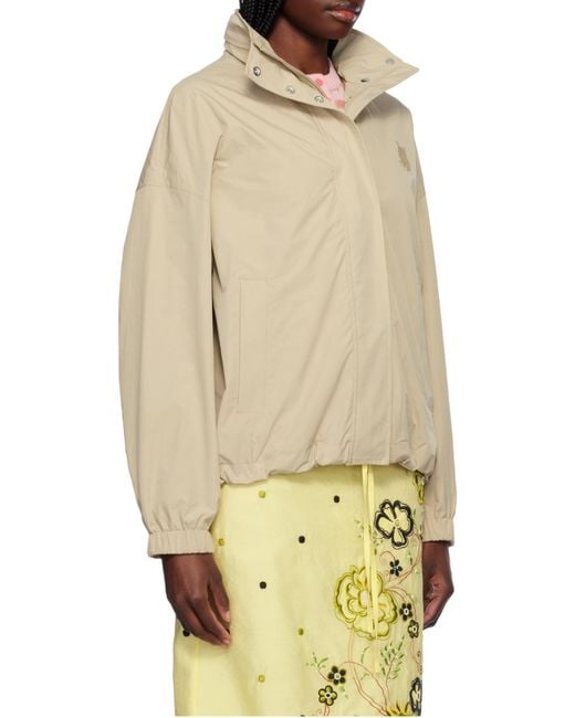 Maison Kitsuné Metallic Fox-Motif Bomber Jacket