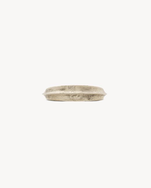 Saint Laurent Metallic Ridge Cuff for men
