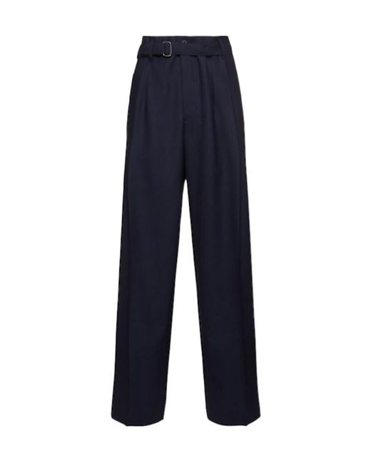 Jacquemus Blue Belt Loops Slacks for men