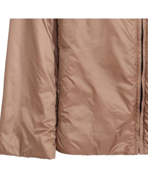 Max Mara Brown The Cube Greenh Hooded Jacket