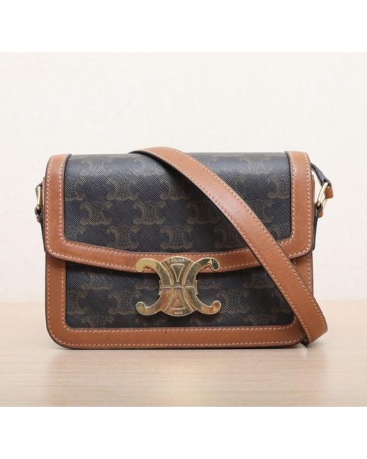 Céline Black Teen Triomphe Bag