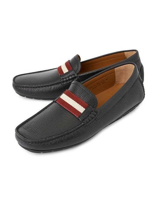 Bally Black Round-Toe Loafers for men