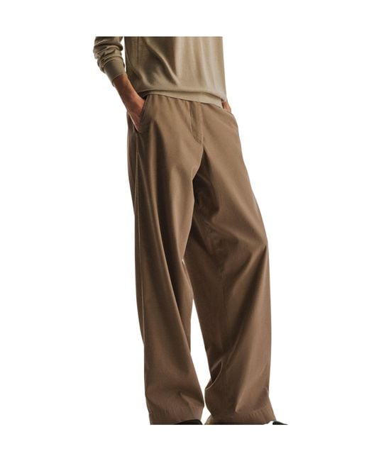 The Row Brown Casual Pants With Belt Loops