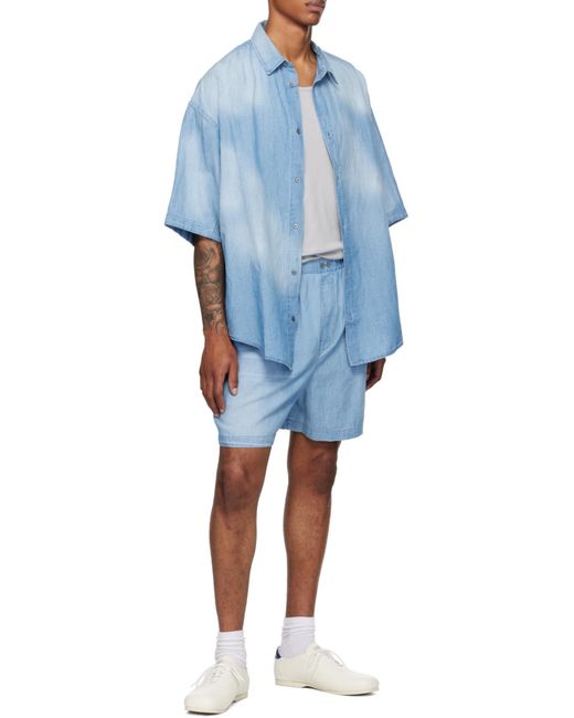 Acne Blue Denim Shirt for men