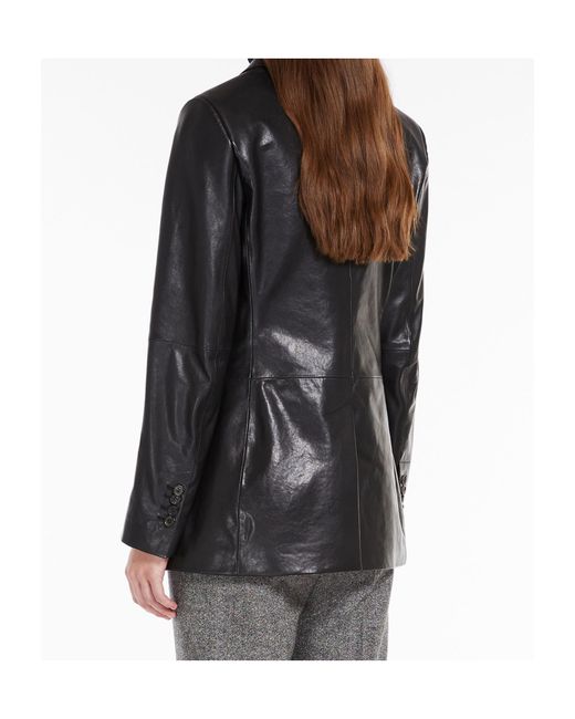 Max Mara Black Single-Breasted Blazer