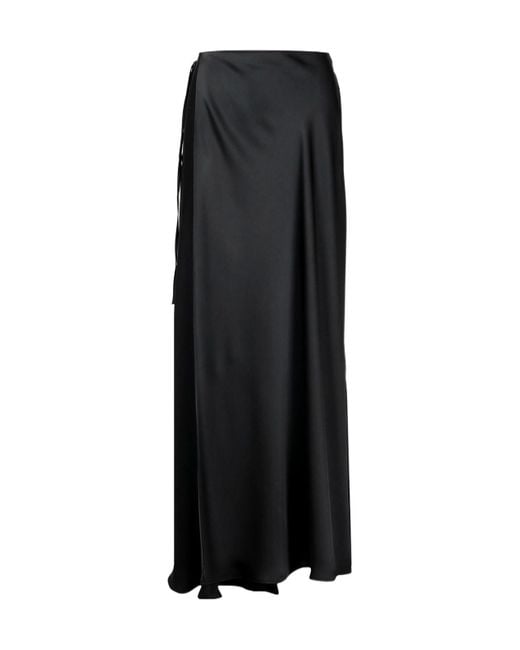 Philosophy Di Lorenzo Serafini Black Long Midi Skirt