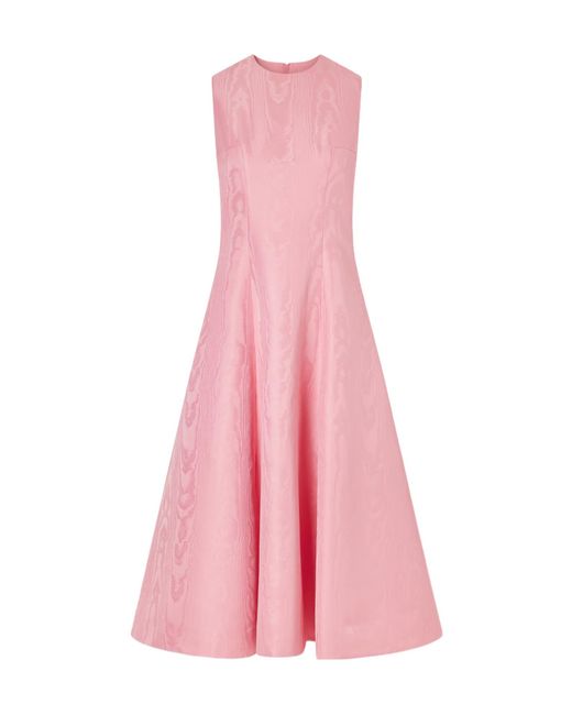 Emilia Wickstead Pink Sleeveless Dress