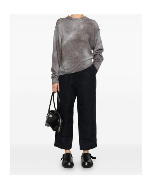 Comme des Garçons Black Tapered-Leg Trousers for men