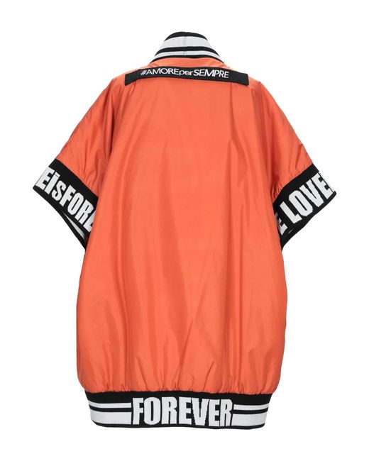 Dolce & Gabbana Orange Solid Color Short-Sleeve Cardigan