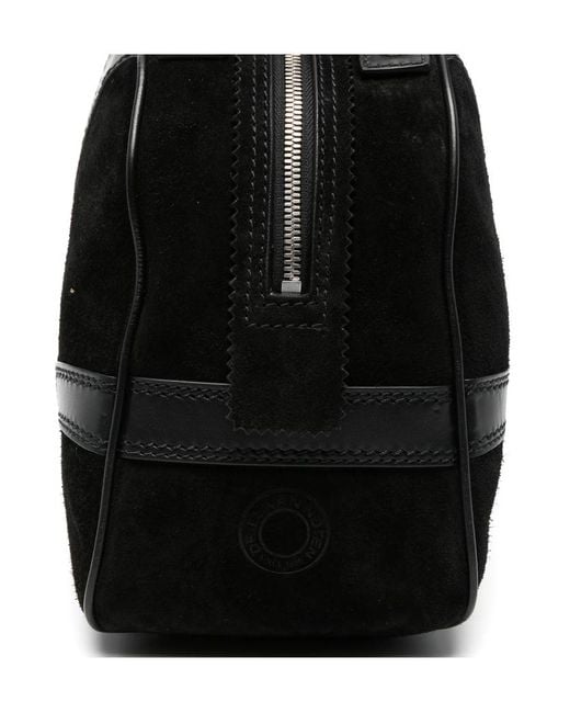 Dries Van Noten Black Zippered Shoulder Bag for men