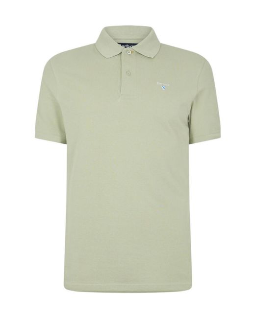 Barbour Green Sports Polo Shirt for men