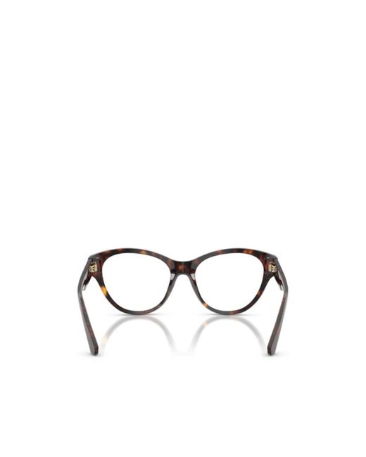 Burberry White Eyewear Cat-Eye Glasses