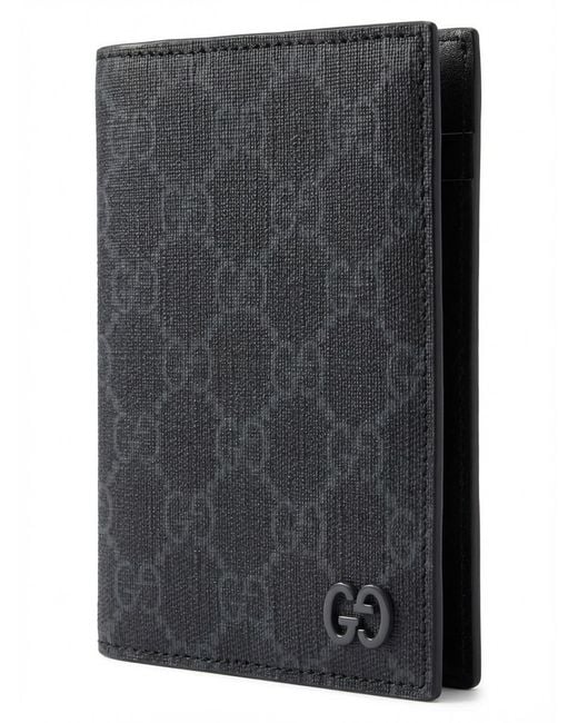 Gucci Gray Gg Supreme Passport Case for men