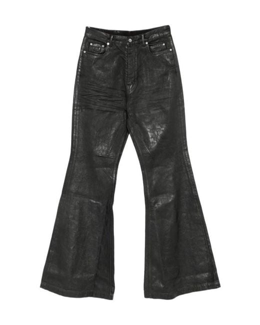Rick Owens Gray Bolan Flared Jeans for men