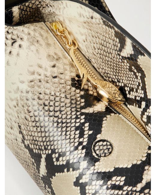 Erdem Metallic East West Bloom Shoulder Bag