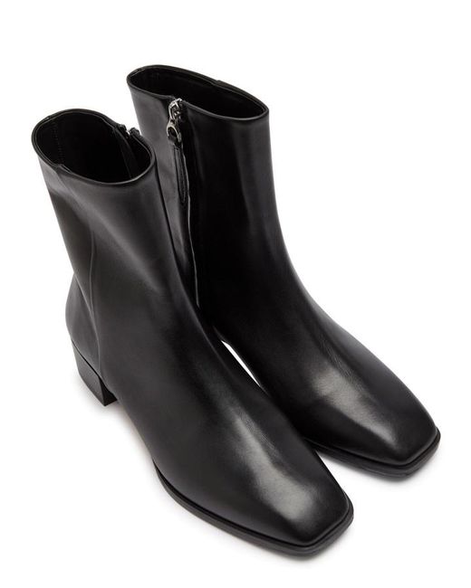 Aeyde Black Lee 40 Leather Ankle Boots