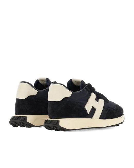 Hogan Blue H601 Lace-Up Sneakers for men