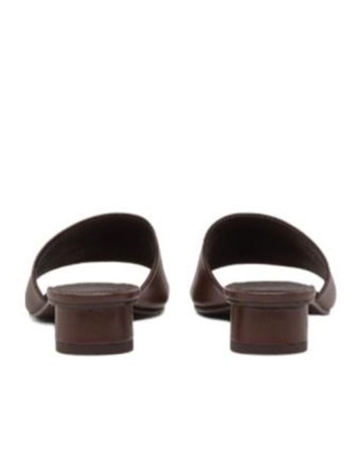 MM6 by Maison Margiela Brown Anatomic Sandals