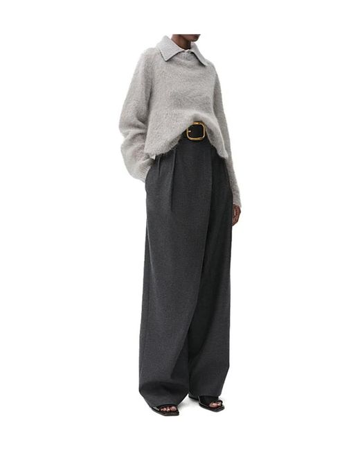 Loewe Gray Polo Jumper