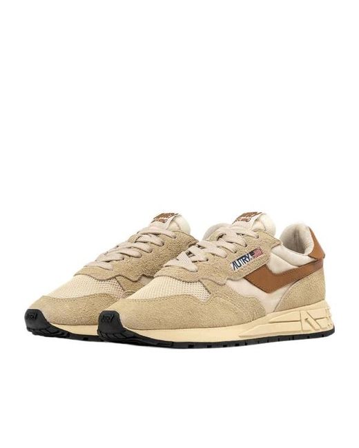 Autry Natural Reelwind Lace-Up Sneakers for men