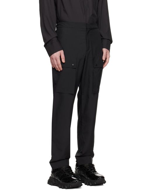 Balmain Gray Slim Cargo Trousers for men