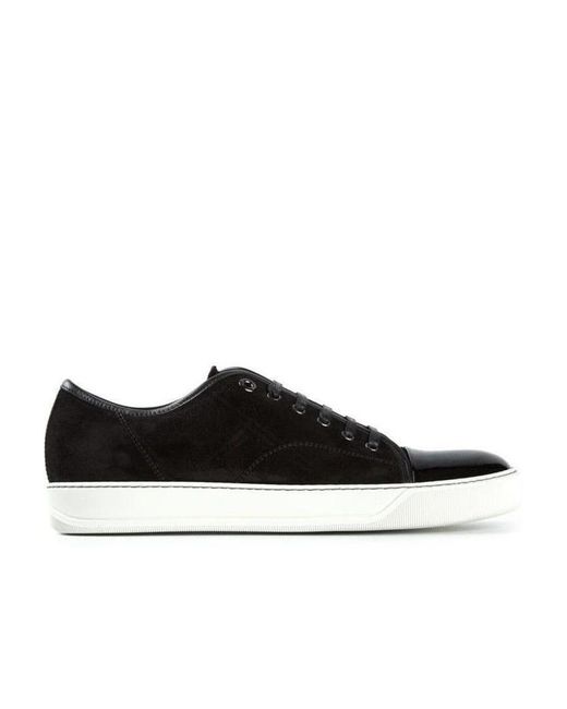 Lanvin Black Dbb1 Lace-Up Sneakers for men