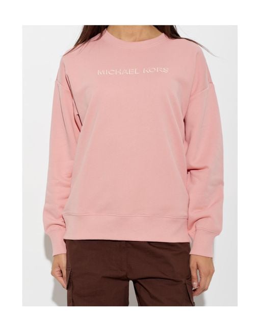 MICHAEL Michael Kors Pink Long-Sleeve Sweatshirt