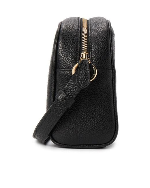 Ferragamo Black Zippered Shoulder Bag