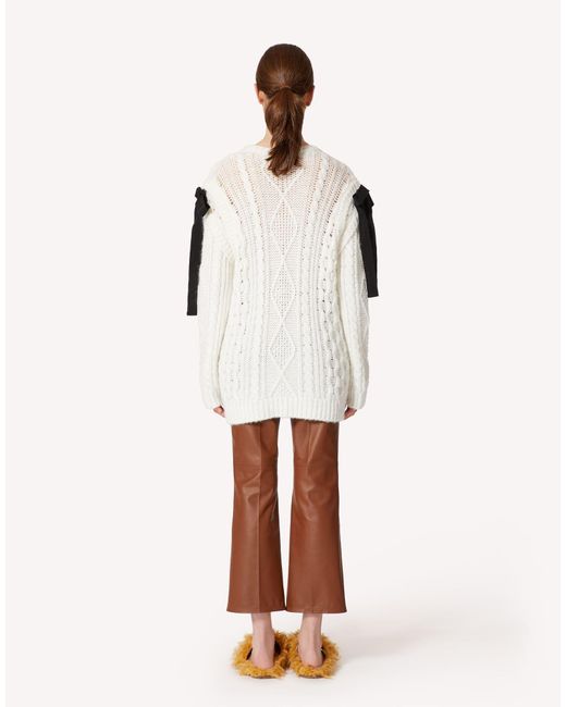 RED Valentino Brown Fit Casual Pants