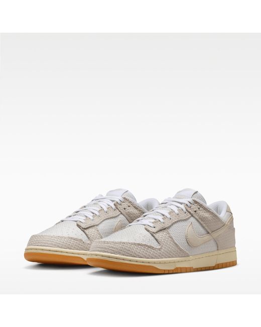 Nike White Dunk Low Trainers for men