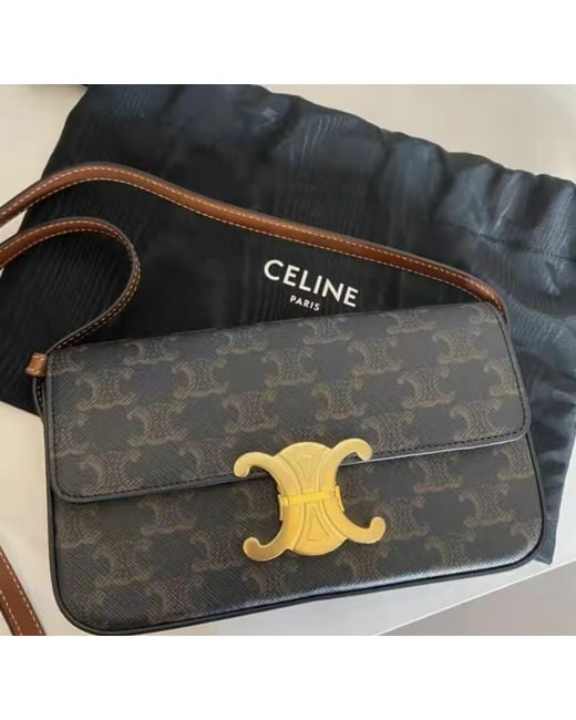 Céline Black Shoulder Bag Claude