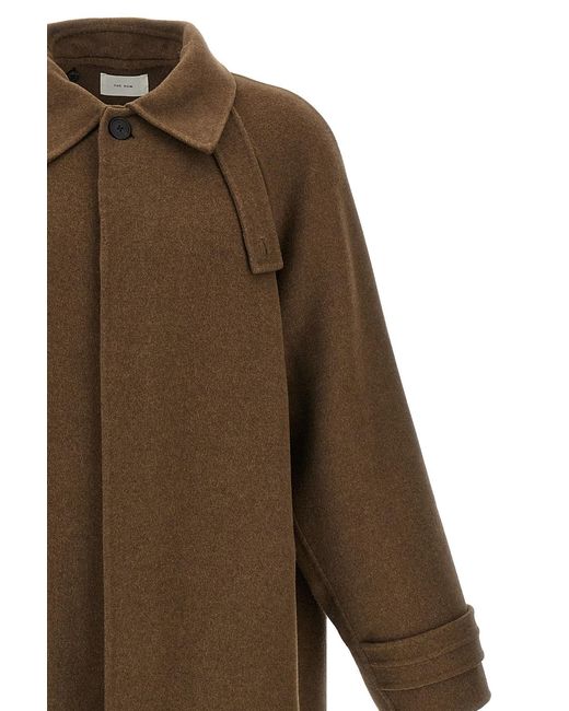 The Row Brown 'kenet' Coat for men