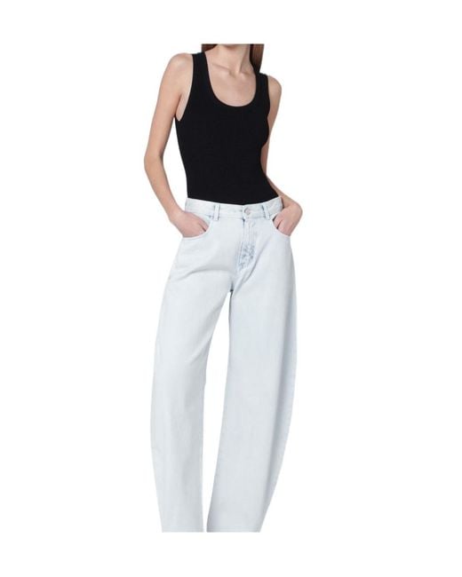 Alaïa White Sleeveless Bodysuit