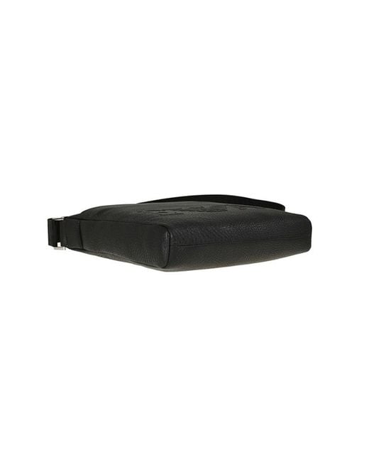 Emporio Armani Black Logo Shoulder Bag for men