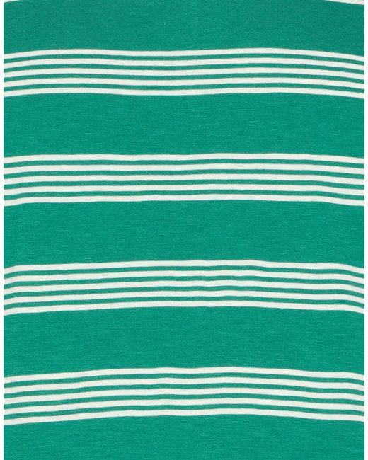Rag & Bone Green Striped Printed Tshirt