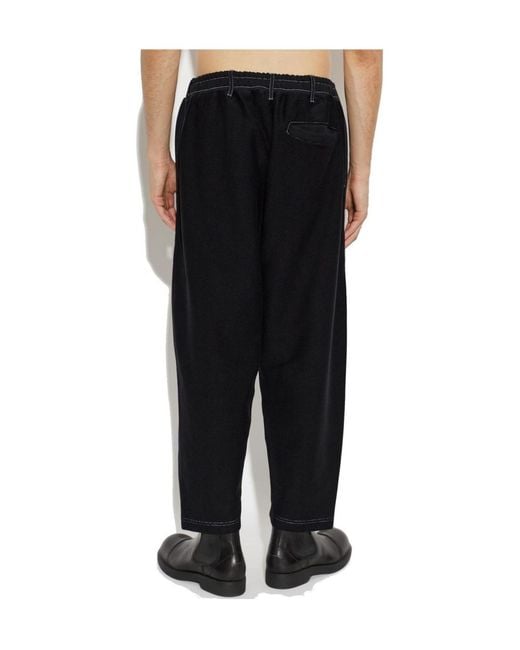 Moschino Black Logo Printed Sweatpants for men