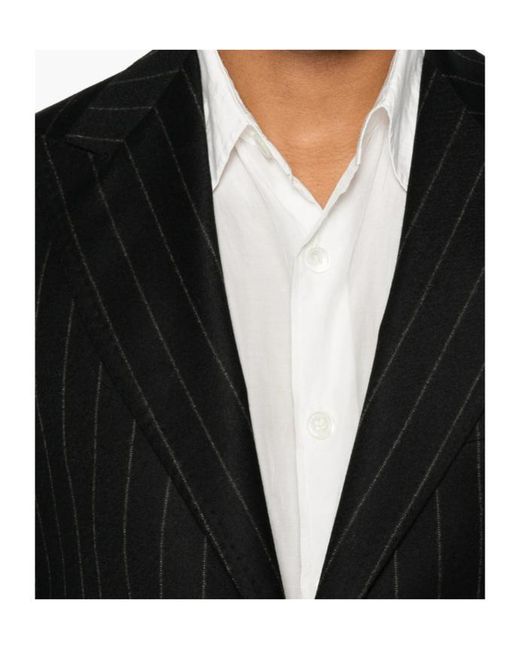 Tagliatore Black Long-Sleeved Suit for men
