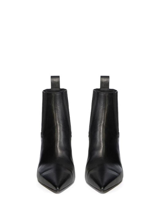 Rick Owens Black Ankle Sharp Boots