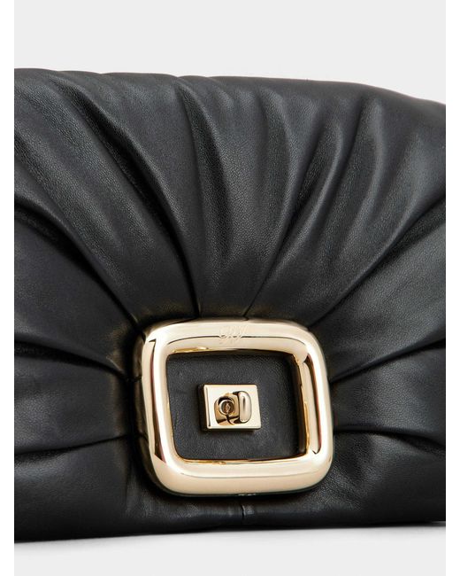 Roger Vivier Black Viv' Choc Shoulder Bag