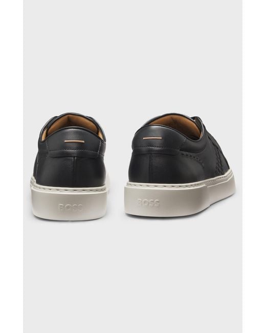 Boss Black Gary Trainers With Woven Details for men