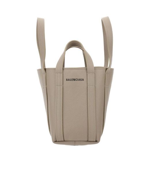 Balenciaga Gray Logo Shoulder Bag